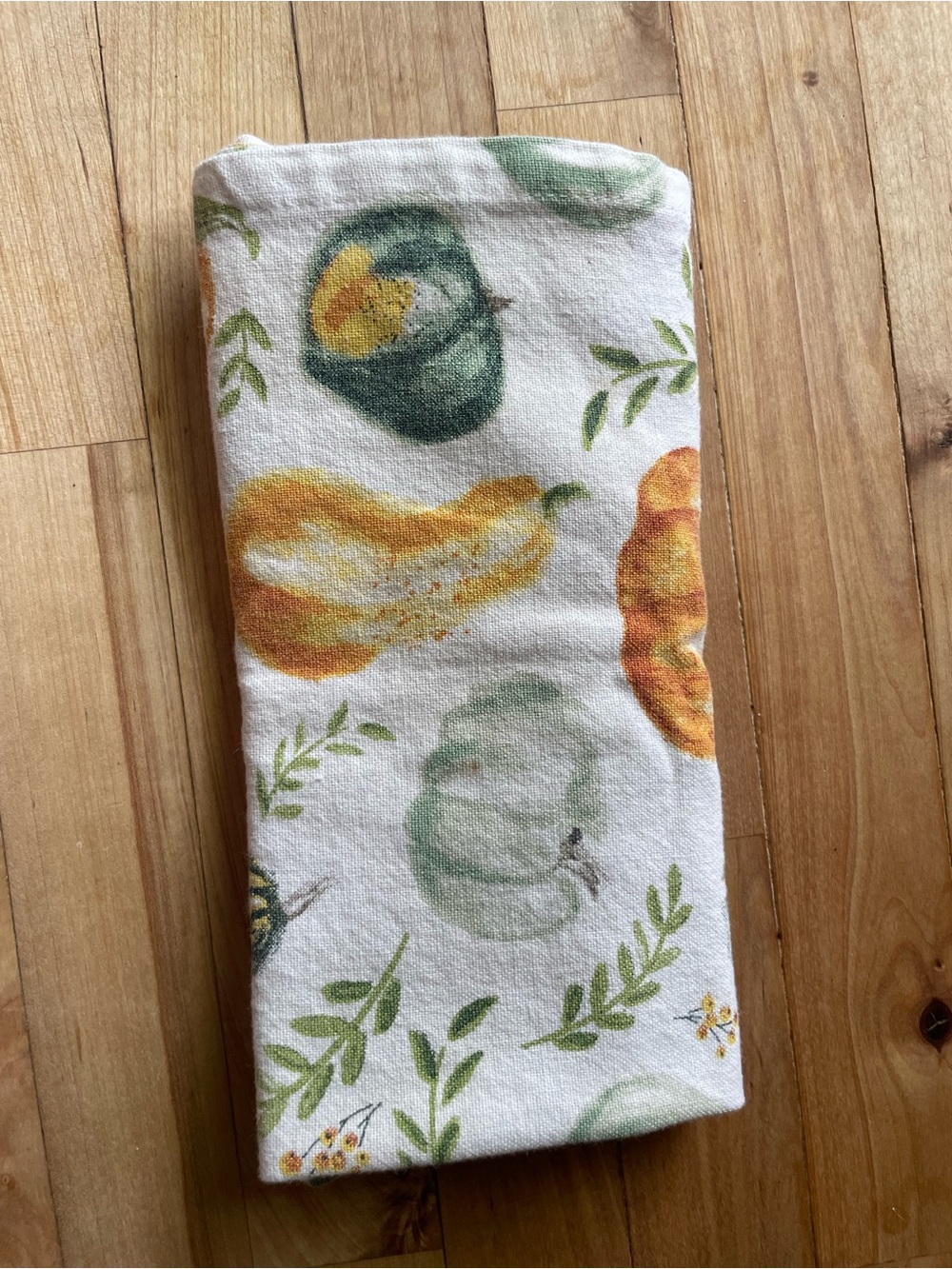 Autumn Harvest Pumpkin Cotton Kitchen Towel - Picture 8 of 13